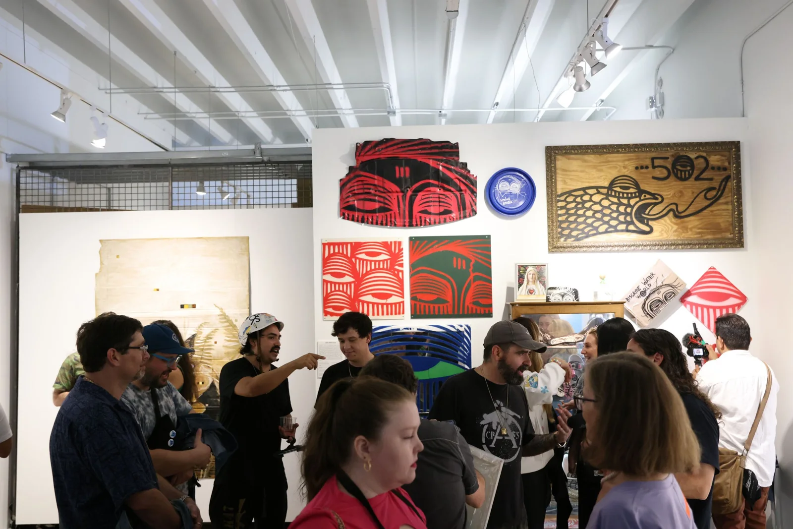 Art and conversation at Rabble’s Museum of Graffiti gathering in Miami, 2023.