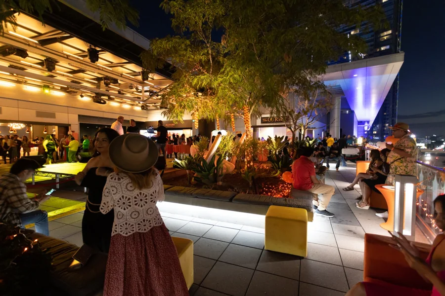 The GRAMMY Museum rooftop becomes a block party above Downtown Los Angeles.