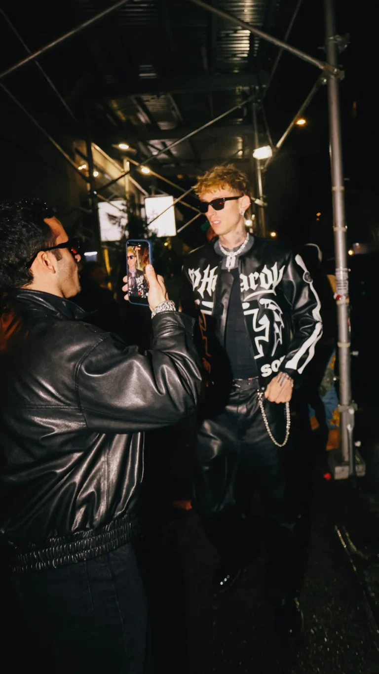 MGK at the Dossier Lost Americana afterparty at The Mulberry in New York.