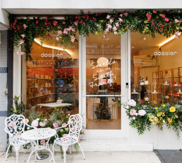 Dossier’s June 2024 pop-up at 262 Elizabeth Street, New York.