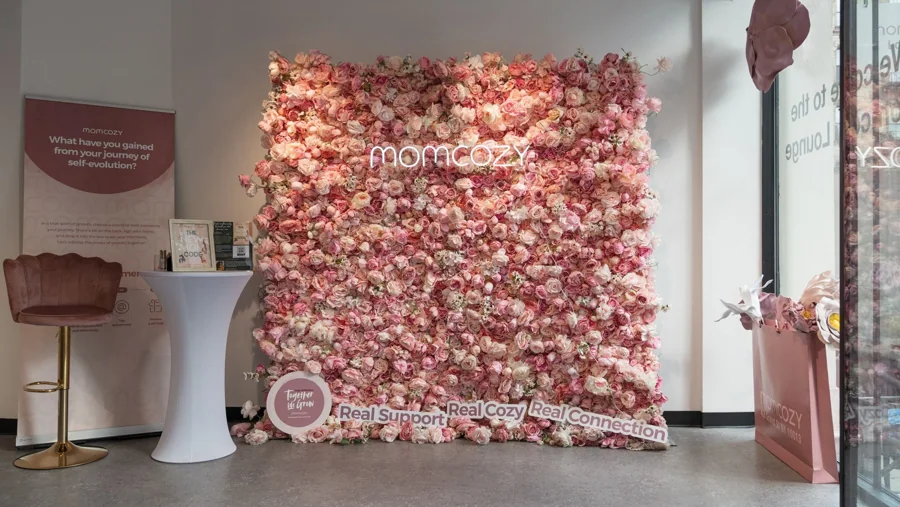 Momcozy’s NYFW lounge at 42 Grand Street, September 2024.