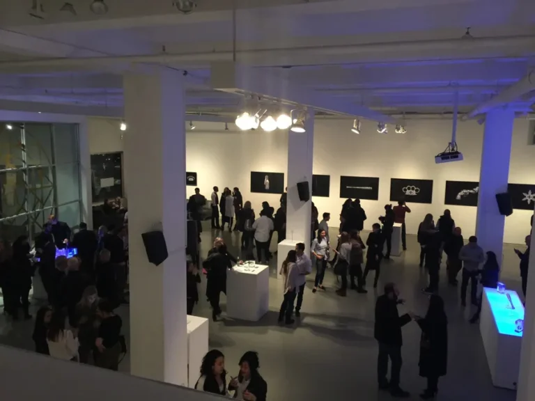 Visitors inside the Wild Youth art and fashion experience during New York Fashion Week · The Pop Up Team’s earlier work through Fancy.com.