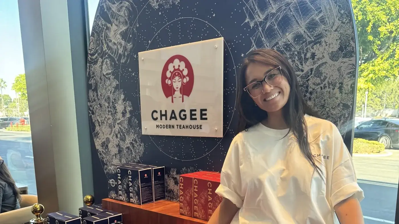 CHAGEE's South Coast Plaza teahouse during opening week.