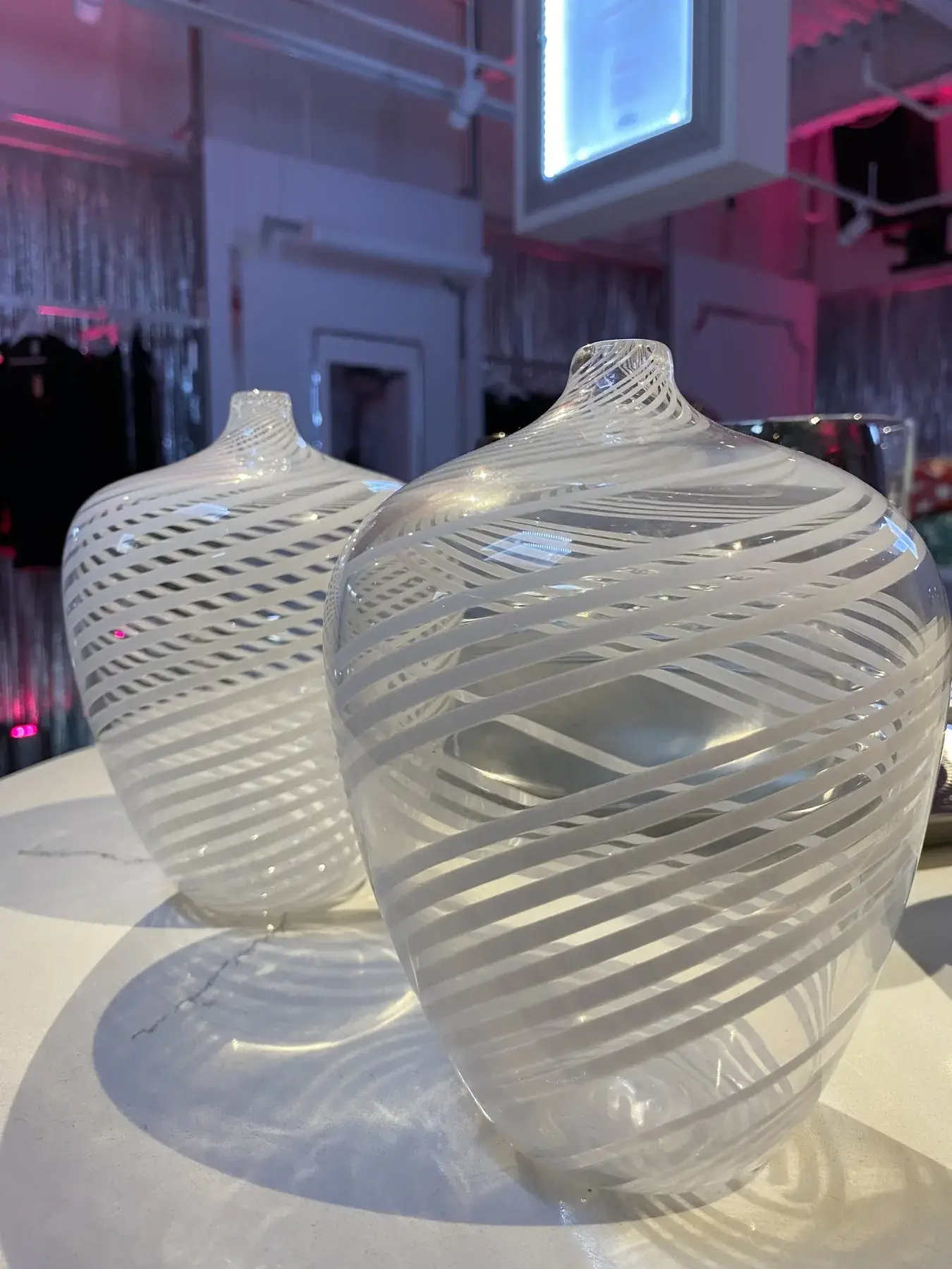 Homeware presented within the holiday market.